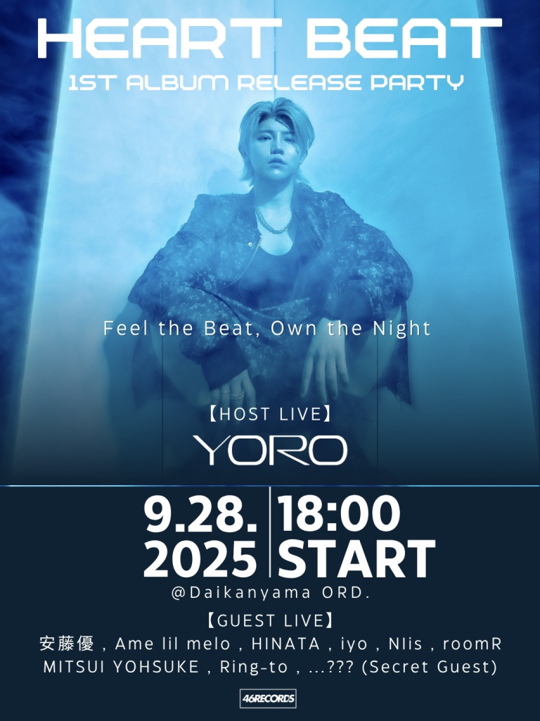 『HEART BEAT』YORO 1st Album "HEART" Release Party